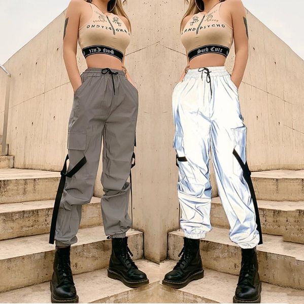 

women's pants & capris high waist lace up casual, Black;white