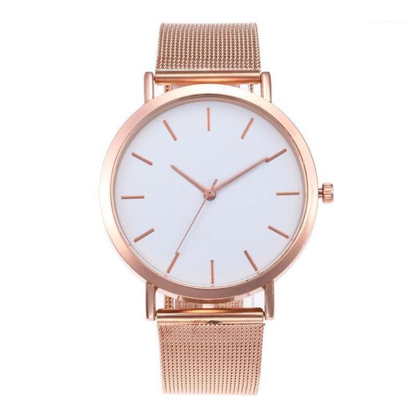 

wristwatches fashion women watches luxury rose gold mesh band saat relogio zegarek damski bayan kol saati, Slivery;brown