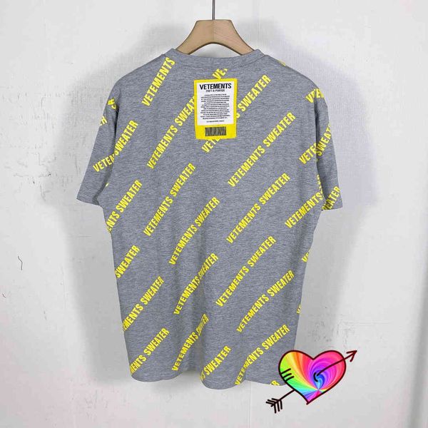 

grey white yellow patch t-shirt 2021ss men women full letters print tee short sleeve, White;black
