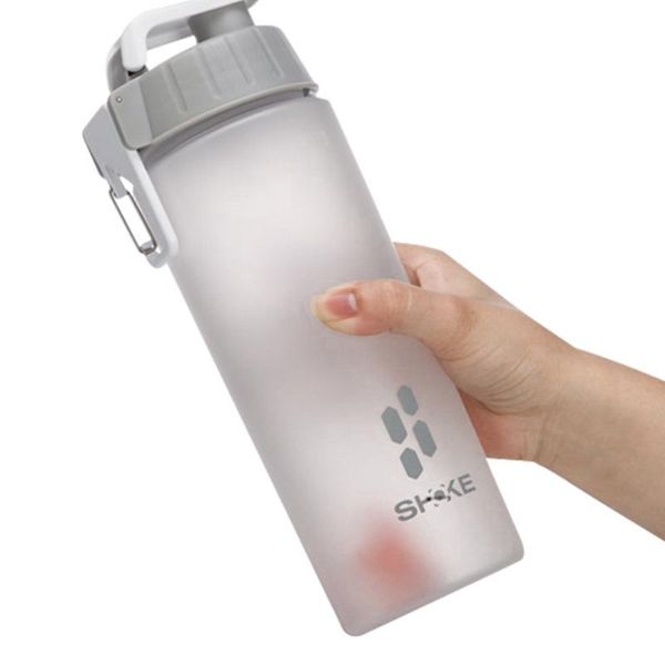 

water bottle 800ml sports shake cup fitness men's and women's protein powder mixing tritan with scale lock ball shaker