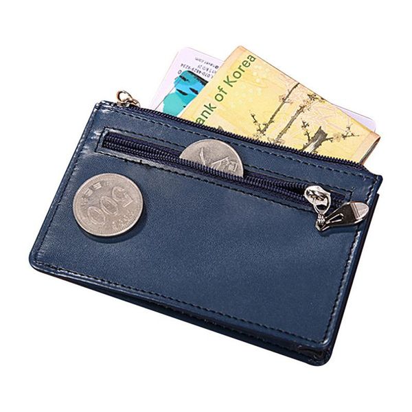 

wallets fashion men clutch wallet ultra-thin solid short pu leather card holder purse bag simple zipper coin money, Red;black