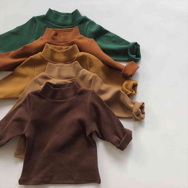 

children clothing japan korean style autumn baby girls boys t shirt kids pullover coat long sleeve, Blue