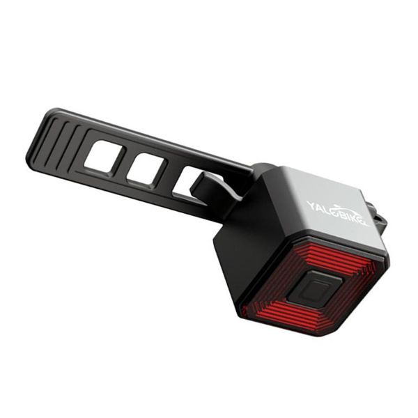 

bike lights caution light brake induction taillight led rechargeable safety lamp