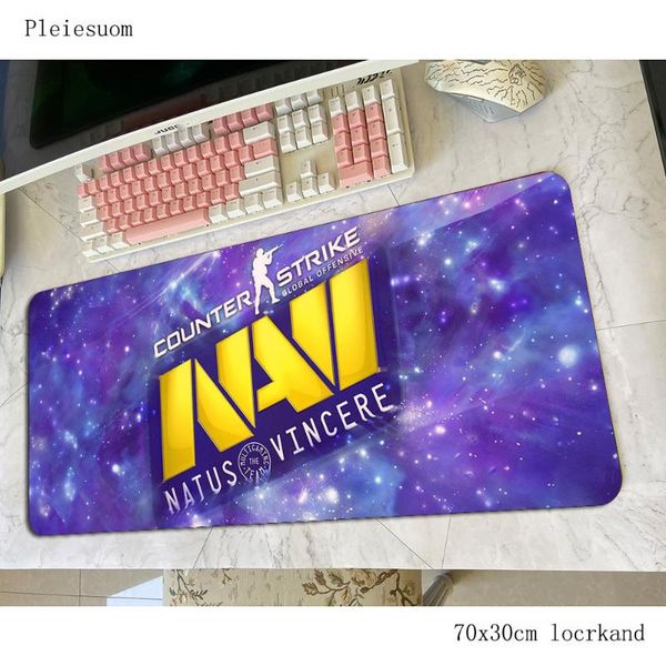 

mouse pads & wrist rests natus vincere pad gamer 700x300x4mm gaming mousepad arrival notbook desk mat thick padmouse games mats gamepad
