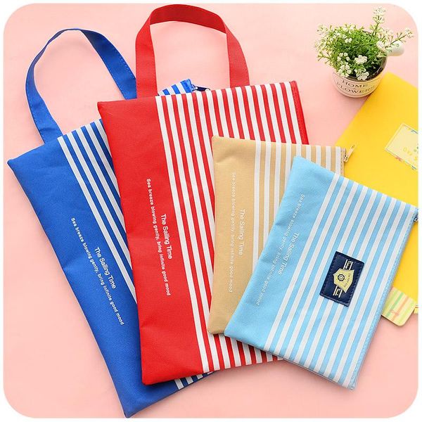 

business card files student portable oxford canvas zipper paper bag a4 cute small pouch