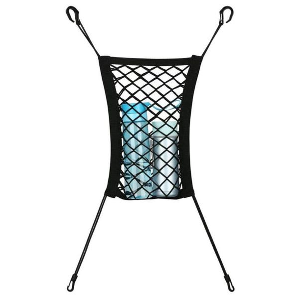 

car organizer dog barrier net multifunctional vehicle backseat mesh storage pets f-