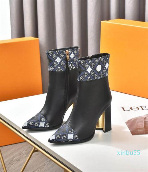

designer luxury silhouette ankle black stretch fabric boots woman heel bootie