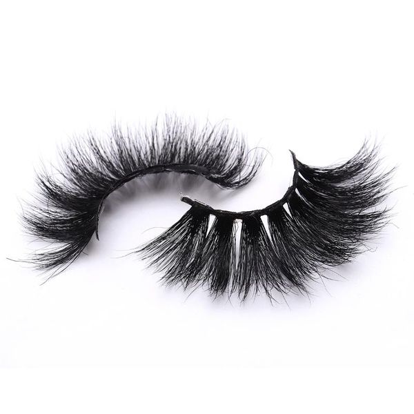 

false eyelashes wholesale 25mm mink long 5d lashes makeup messy fluffy dramatic