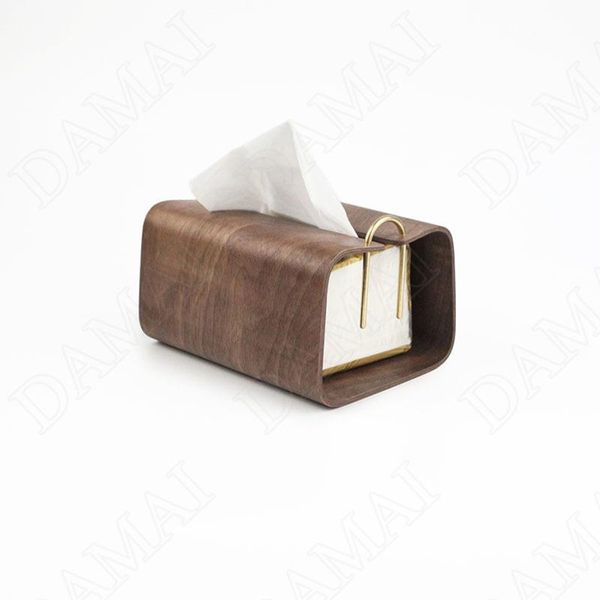 

european wooden tissue box living room decor napkin holder bedroom deskpaper organizer simplicity home decoration boxes & napkins