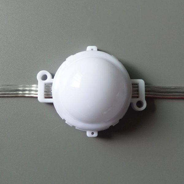 

50mm diameter;24v;ucs1903;addressable led smart module;1.68w;7pcs smd rgb led;rgb full color;milky cover modules