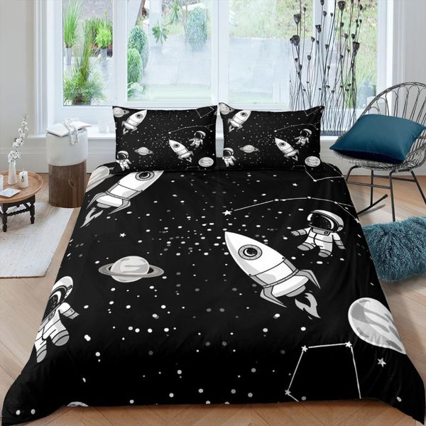 

bedding sets home living luxury 3d astronaut set universe duvet cover pillowcase kids  and king eu/us/au/uk size
