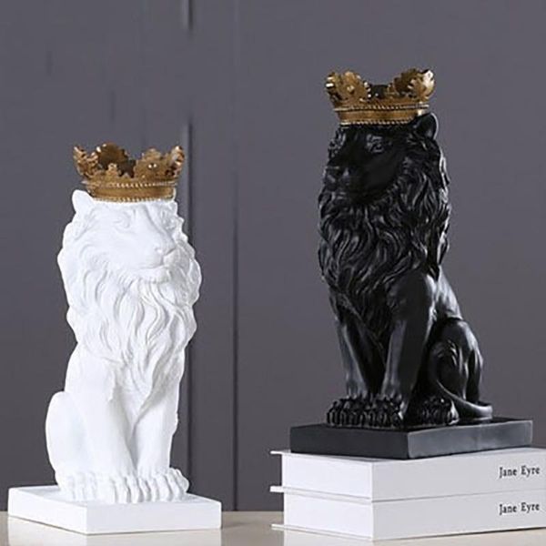 

decorative objects & figurines ornament animal modeling living room el decoration home furnishing shooting props sales american lion sculptu