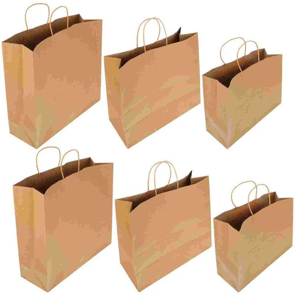 

gift wrap 24pcs kraft paper handy bags practical souvenir festival hand pouches