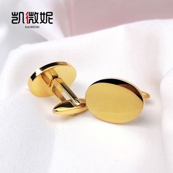 

metal business fashion cufflinks creative printing electroplating giftsbq9u, Silver