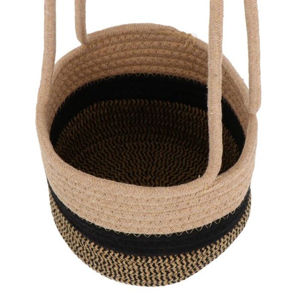 

woven planter decorative flower basket hanging storage organizer home decor baskets