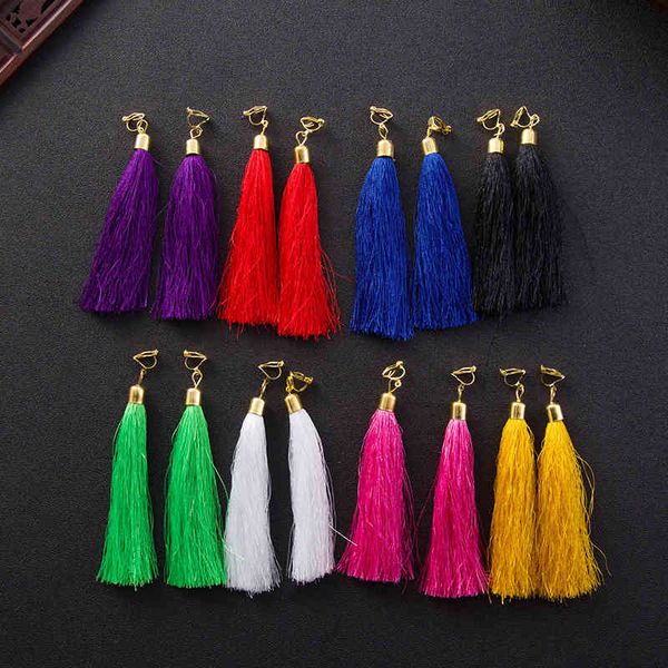 

charms earrings chinese style tassel personality long women's bride simple, Golden
