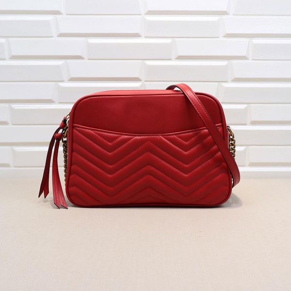 

ladies' designer brand geniue leather shoulder bags women's chain wave pattern drop shipping basic corssbody bag0