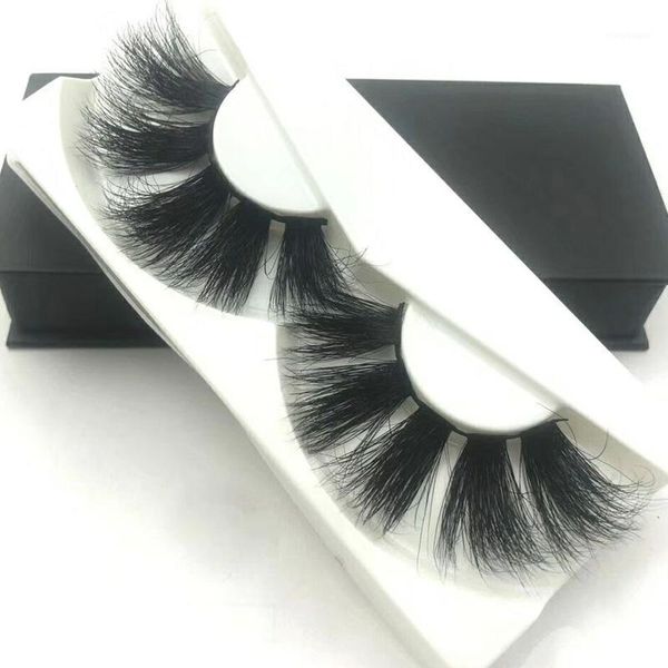 

100% mink eyelashes false crisscross natural fake lashes length 25mm makeup 3d extension eyelash beauty1