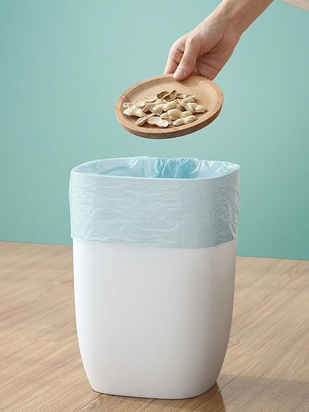 

waste bins nordicstyle trash can household livingroom bedroomkitchen bathroom without lid square wastepaper basket tube