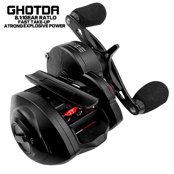 

baitcasting fishing reel max drag 10kg magnetic brake system baitcast reels