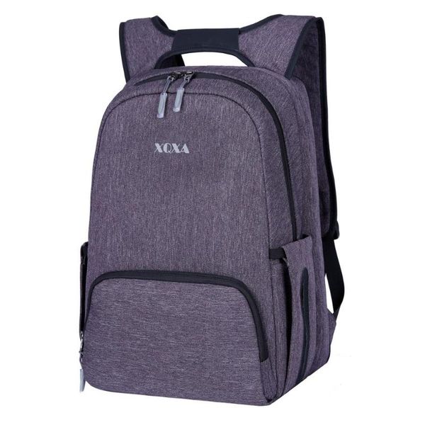

backpack xqxa design front layer removable chaging capacity and style multifunctional travel bag color gray for 15.6" laptop