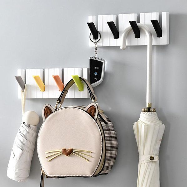 

hooks & rails creative piano hook sticky key holders hanger home decoration accessories bathroom storage coat room organizer