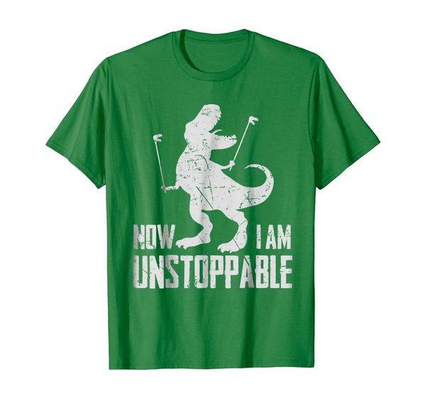 

now i am unsable funny t-rex grabber hand t-shirt, White;black
