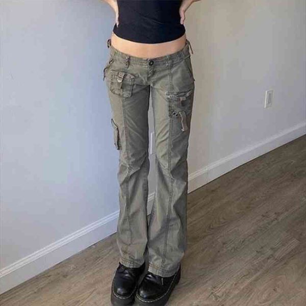 

vintage 90s low waist trousers womens jean aesthetic pants korean fashion retro y2k grunge cargo denim baggy jeans women streetwear, Blue