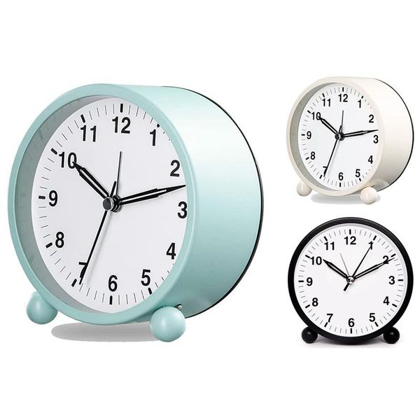 

other clocks & accessories alarm bedside non ticking battery powered table luminous small clock,suitable for bedroom home