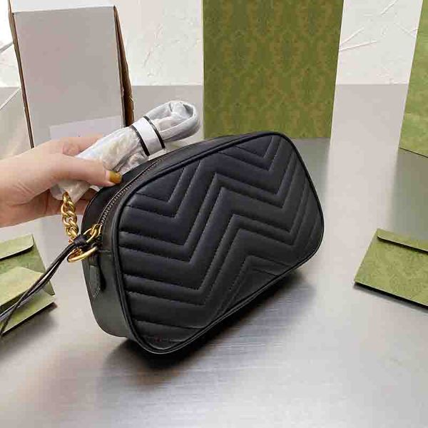 

luxurys chains shoulder bags designers women handbag purses fashion zig zag pattern crossbody bag