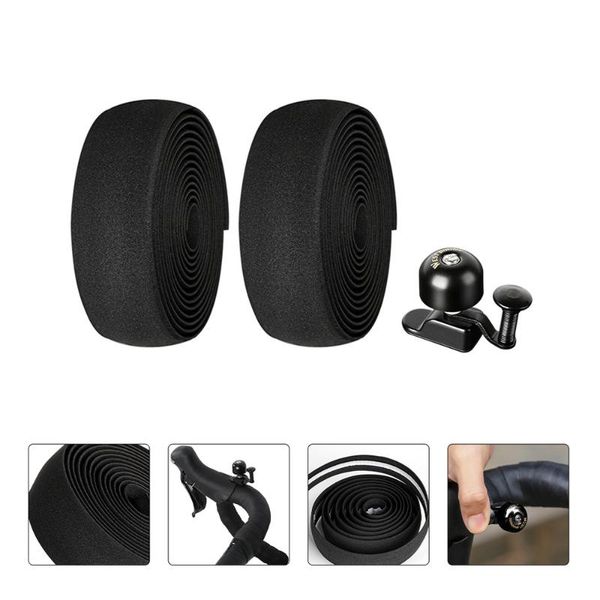 

bike horns 1 set road bell handlebar anti-skid belt absorption handle