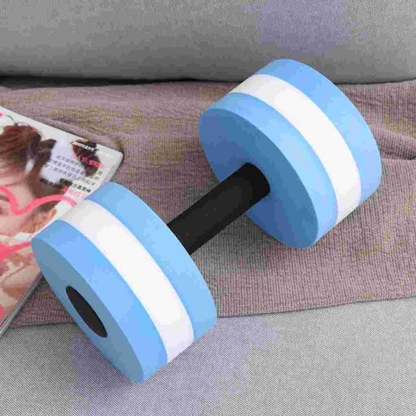 

dumbbells aquatic exercise dumbell eva water barbell hand bar for resistance aerobics (purple only 1pc)