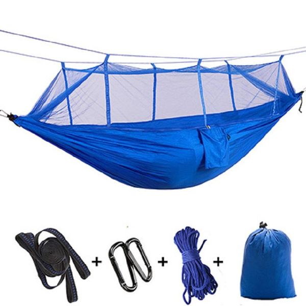 

camp furniture drop camping hammock with mosquito net portable outdoor parachute hammocks swing sleeping stuff