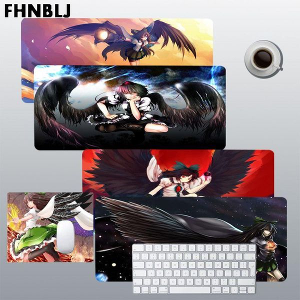 

mouse pads & wrist rests reiuji utsuho touhou wings barrel mat pad size for desk csgo game player deskpc computer laptop