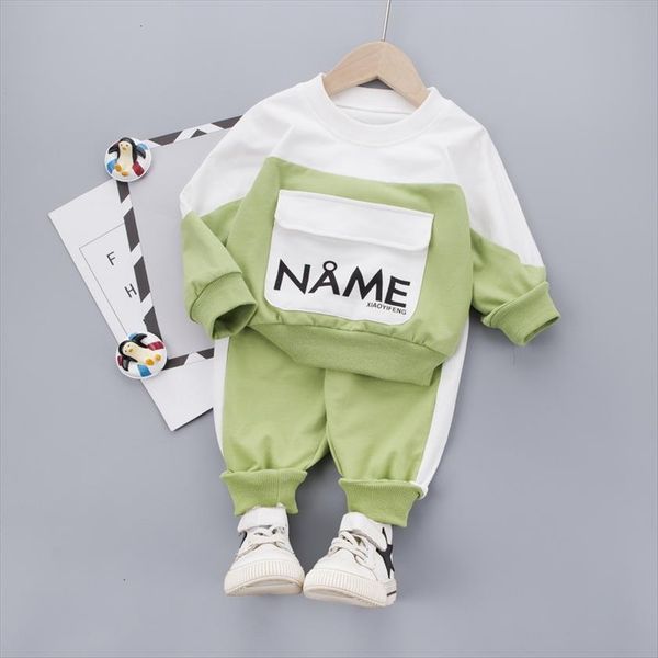 

kid two piece boys little girls clothing set autumn winter toddler baby outfits clothes tracksuit for 1 2 3 4, White