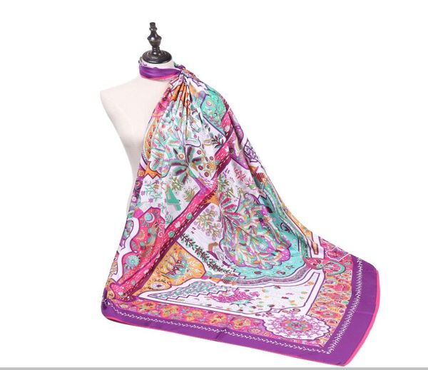 

fashion women scarves 130cm large square scarf european and american reflection clan wind and wealth tree ladies shawl 2pieces/lot, Blue;gray