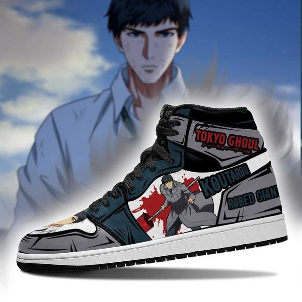 

koutarou amon sneakers custom tokyo ghoul anime shoes mn05 high basketball shoes non slip