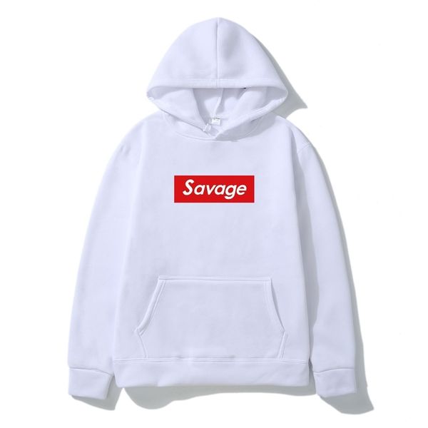 

hip hop fashion brand savage sweater with cashmere hoodie s-xxxl, Black