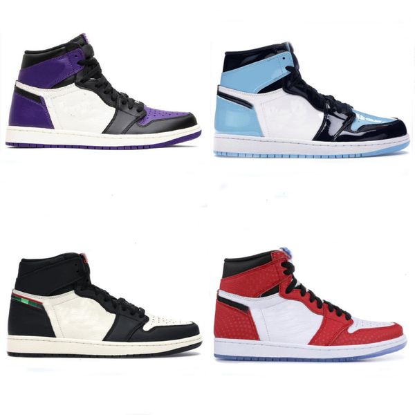 

1 1s jumpman men basketball shoes designer sneakers running shoe sports torch hare game royal pine green court with box 4y87p0ys1