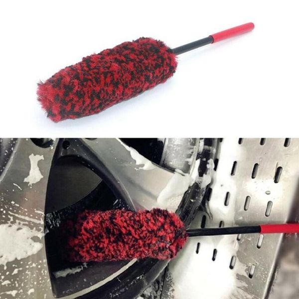 

portable car wheel brush auto wash cleaning flexible tools rims washing tire handle multifunction p8j8 sponge