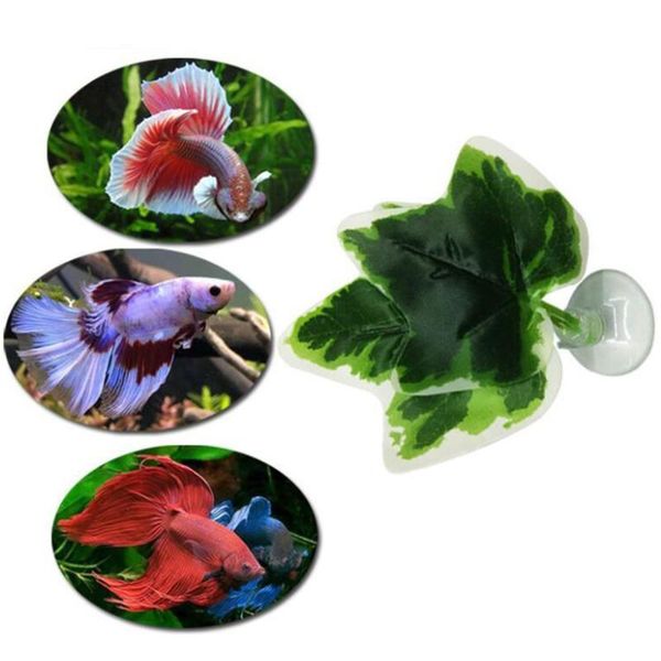 

decorations betta leaf aquarium supplies fish tank pet decoration landscaping simulation spawning resting