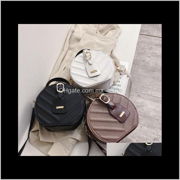 

30pcs fashion women pu plain round shaped shoulder bag mix color kids girl coin for gift iy4ke jntqk, White