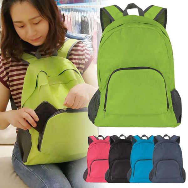 

backpack nylon hiking bags travel outdoor sports bag lightweight waterproof foldable packable unisex