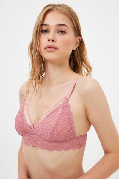 

bras trendyol ruched bralet thmaw22su0013, Red;black