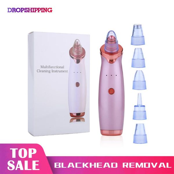 

blackhead remover nose vacuum suction tool facial diamond dermabrasion device zone pore acne pimple removal face clean