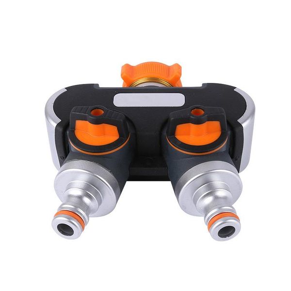 

watering equipments 1 pcs european style nipple metal double passage faucet common accessories joint water connectors garden