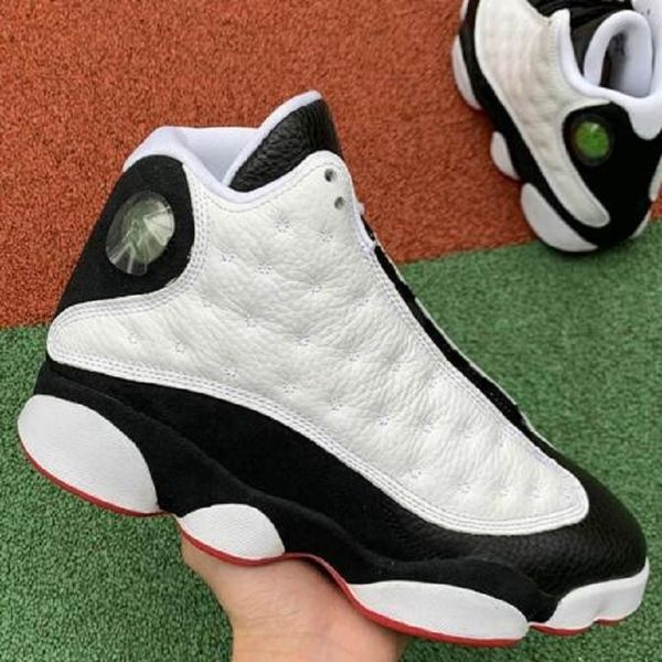 

13s flint bred obsidian new hyper royal starfish lucky green aurora green men basketball shoes 13 playground he got game sneakersys3f