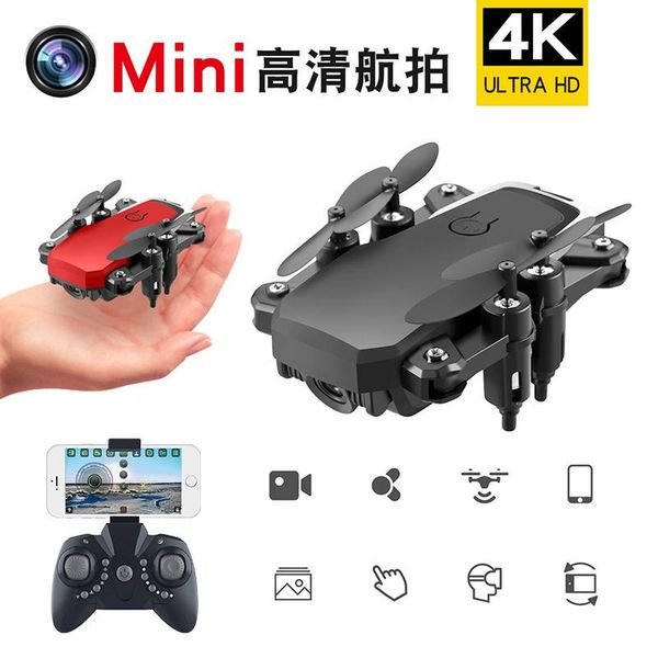 

rc drone quadcopter 4k rtf toys gift red foldable instructions switch mini with camera kids long flying wifi wide angle drones