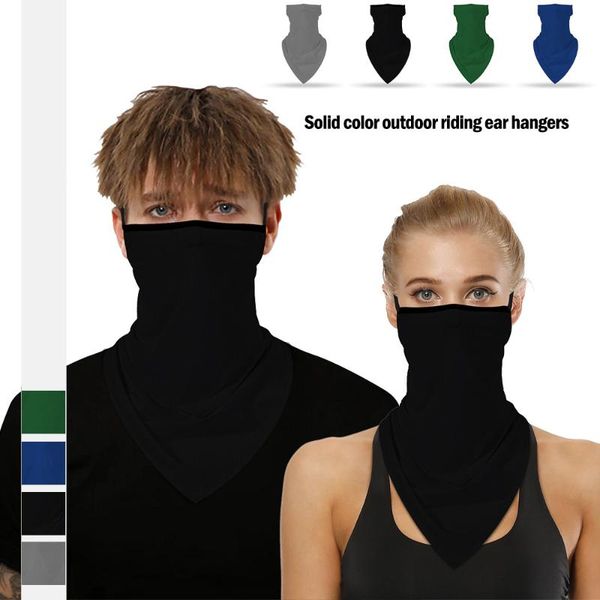 

man women head face neck gaiter tube beanie scarf bandana sports outdoor dustproof cycling caming hiking climbing caps & masks, Black