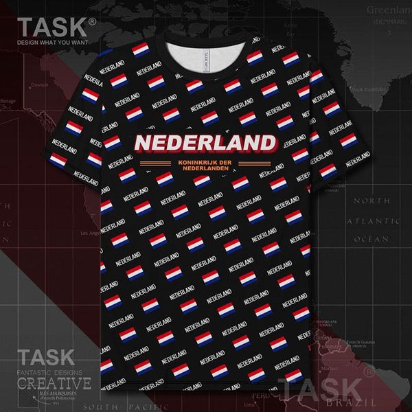 

men's t-shirts netherlands nederland nld quick dry t shirt t-shirt sportswear workout short sleeve tracksuit fitness clothes summer, White;black